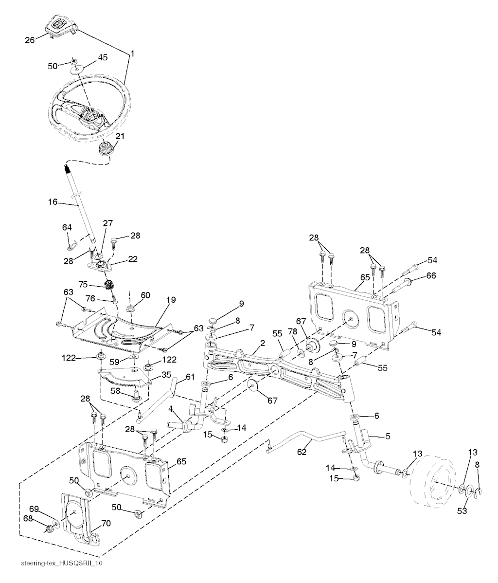 Explosionszeichnung Ersatzteile
