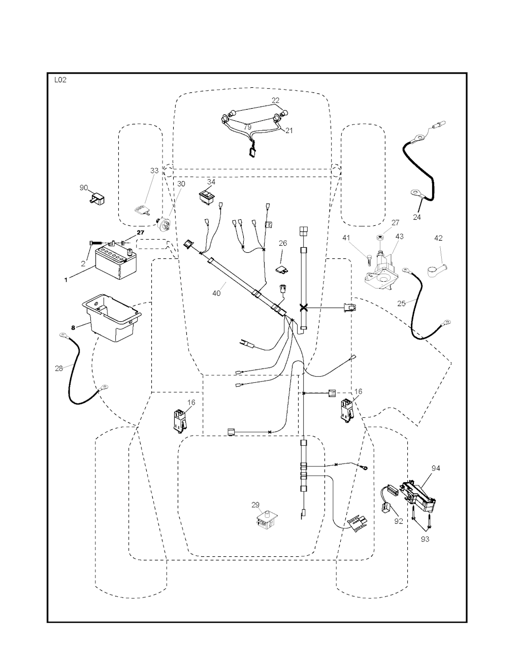 Explosionszeichnung Ersatzteile