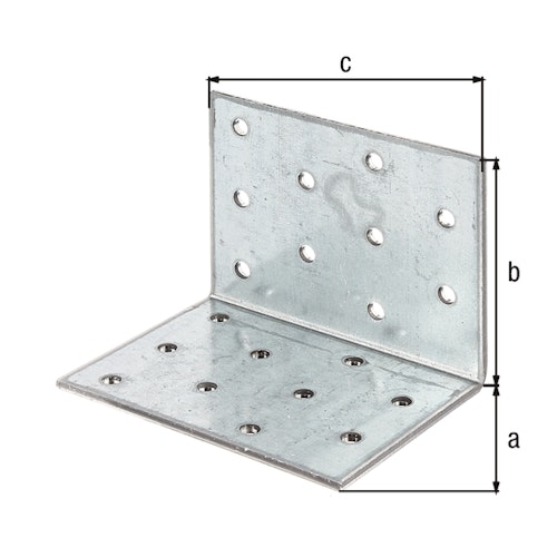 Alberts® Lochplattenwinkel  60x60x80 mm