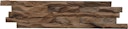 Vorschaubild INDO rustikale Holzwandverkleidung Teak Diamondwood DW1949AB Ancient brown
