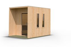 Design Saunahaus Laguna Blackline