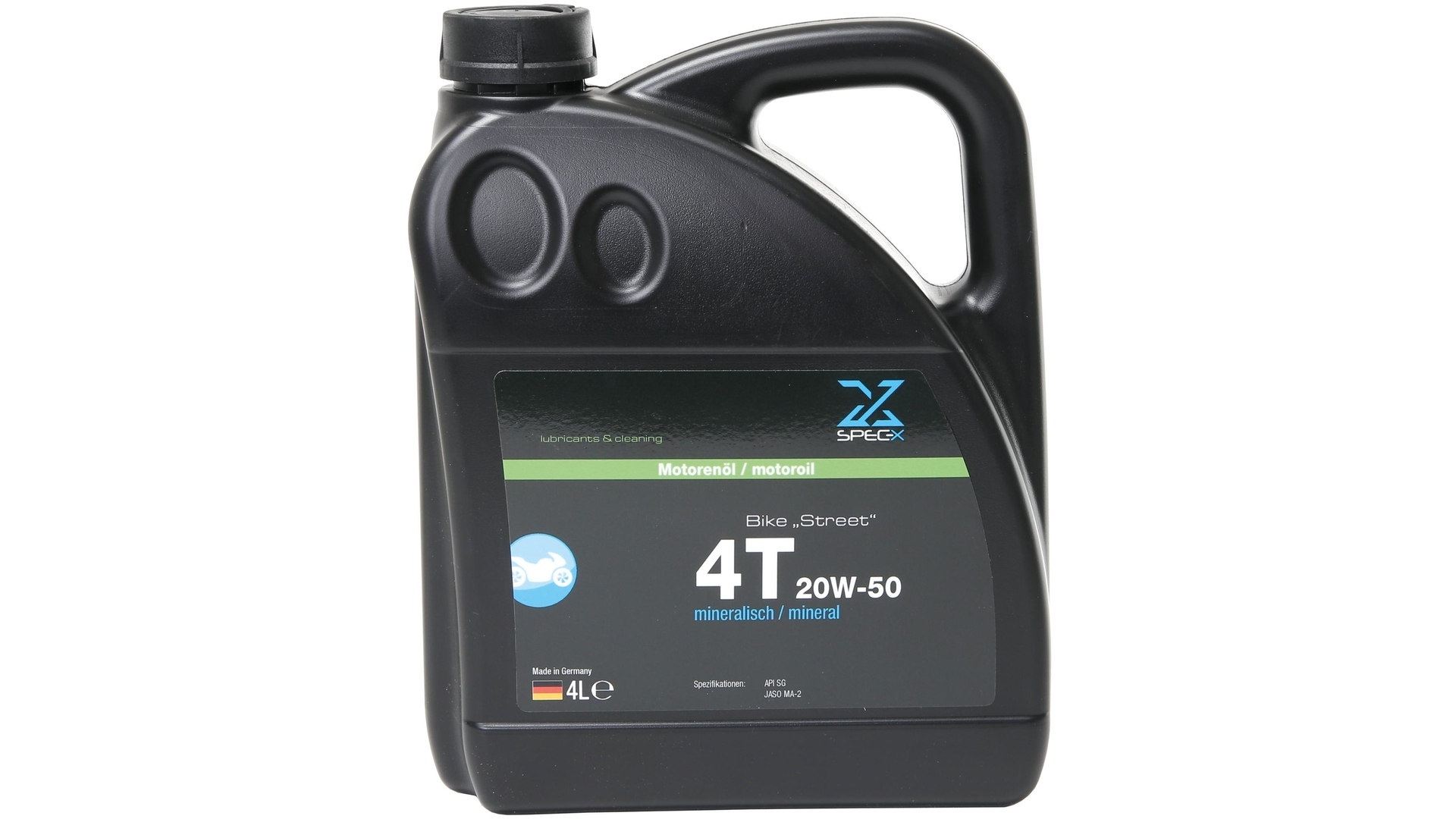 Spec X Motoröl Bike 4T Street 4 Liter 20W-50 Mineralisch