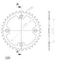 Vorschaubild Supersprox Stahl-Kettenrad 520 36Z (Schwarz)