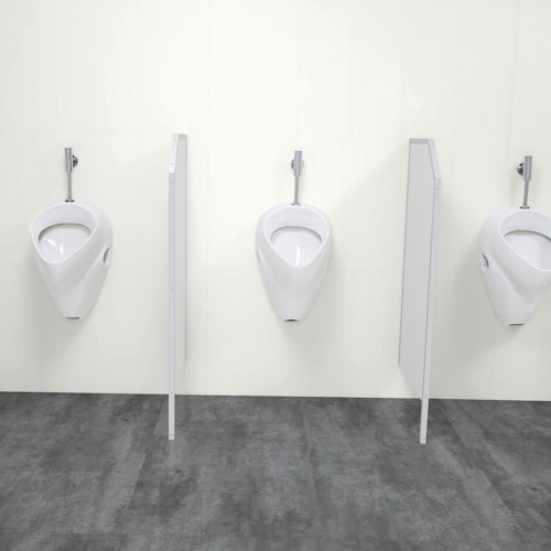 Revét Vinyl Wandfliese Weiss Hochglanz 60 x 30 cm