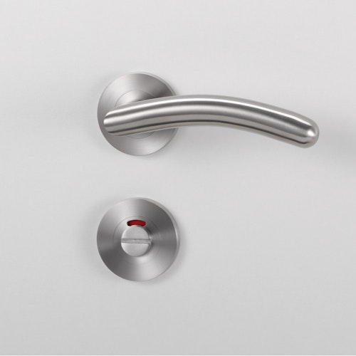 Griffwerk Türgriff SAVIA K4 PROFESSIONAL Schraubrosette- Edelstahl matt