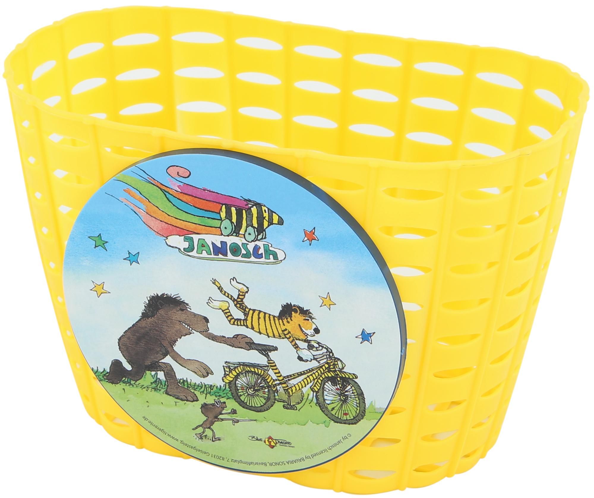 Bike Fashion Kinderkorb Janosch Tigerente gelb