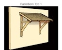 Skan Holz Pultdach Vordach Paderborn
