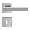 Vorschaubild Griffwerk Türgriff TRI 134 - Schraubtechnik, eckig, Edelstahl matt