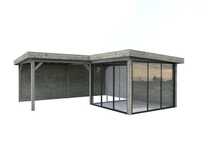 Palmako Carport/Pavillon Connect Lenna 24,9 m² Set 412 Slide