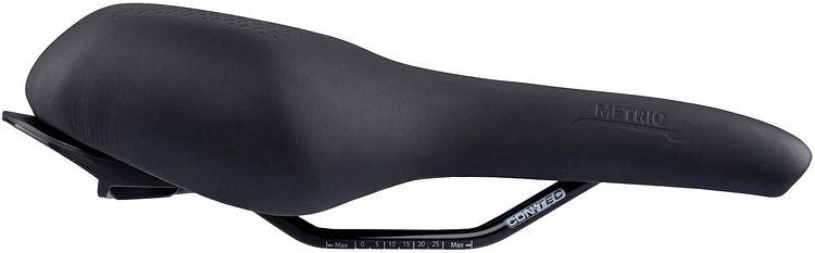 CONTEC Sattel Metric schwarz Maße (L x B) 255 x 185 mm