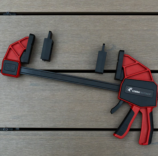 Cobra Fastener Terrassenzwinge POWER GRIP VE 2 