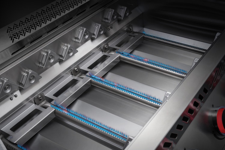 Napoleon Einbau-Gasgrill 700-Series 32" Edelstahl inkl. Drehspieß u. Innenbeleuchtung