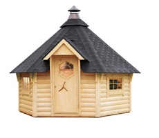 Wolff Finnhaus Grillkota 9 de luxe Schwarz
