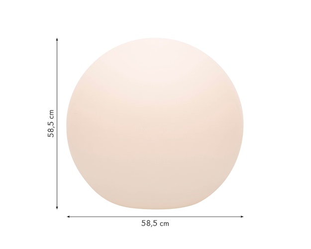 8 seasons design LED-Kugelleuchte Shining Globe (WW) 60 cm B-Ware