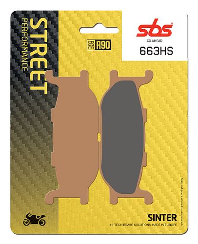SBS Bremsbelag 663HS Street Sinter