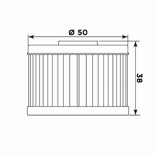 MIW Ölfilter H1017 Papierfilter (OEM-Qualität)