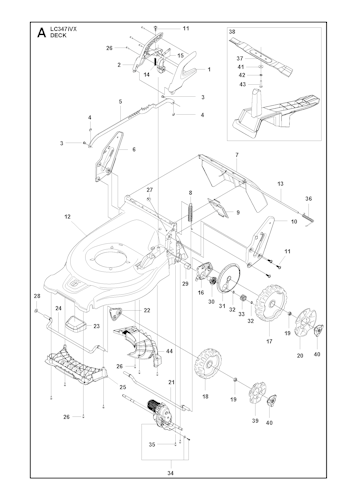 Husqvarna Rasenmäher gelegentliche Nutzung 967862301 LC 347iVX