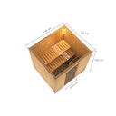 Vorschaubild Karibu Woodfeeling Sauna Tromsö - 68 mm Aktionssauna inkl. gratis Sauna-Zubehörset im Wert von 234,94 €