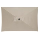 Vorschaubild doppler Mittelmastschirm ACTIVE 210 x 140 Auto-Tilt, Aluminium Silber / Polyester 180 g/m²