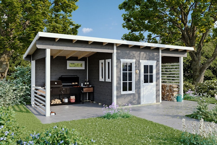 Skan Holz Gartenhaus Namur - 28 mm