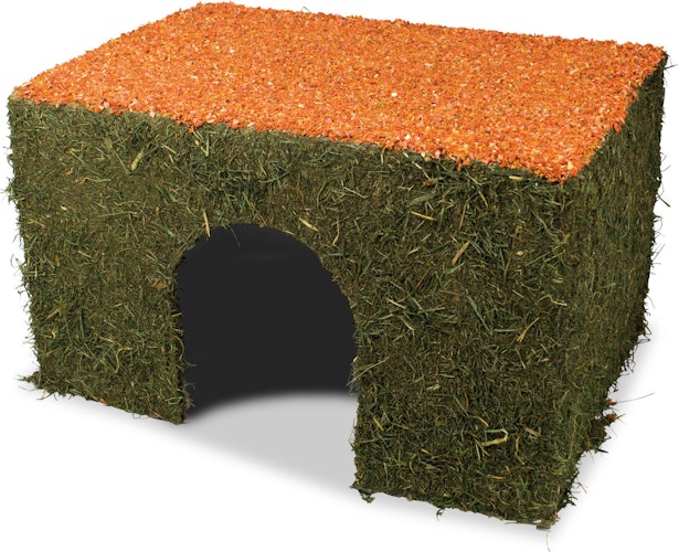 JR FARM Nager Heu-Haus mit Karotten Kleintiersnack / Zubehör