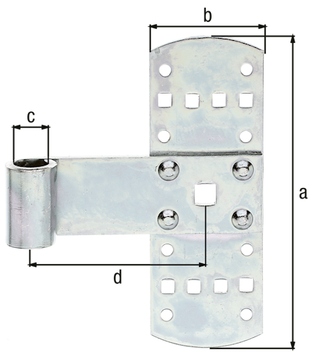 Alberts® Kreuzband 140x50 mm ⌀13 mm 