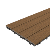 Handmuster - NewTechWood Terrassenfliese Premium - TeakZubehörbild
