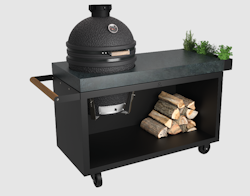 OFYR Kamado Table Black 135 PRO Concrete TB