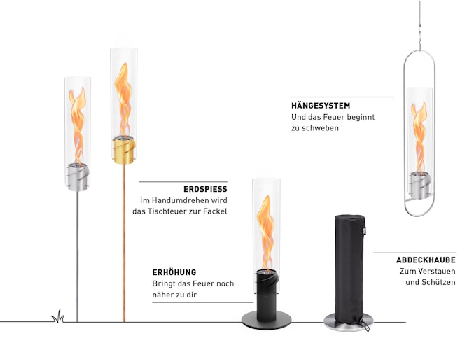 höfats SPIN Erdspieß Eiche (3-teilig)