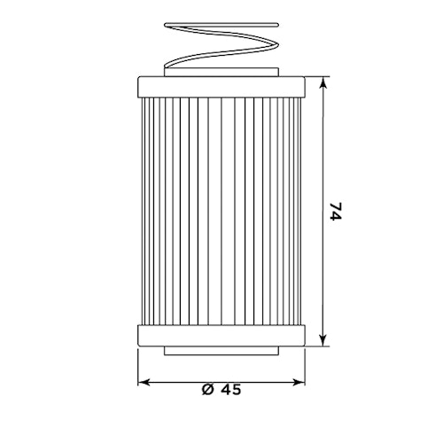 MIW Ölfilter MV21002 Papierfilter (OEM-Qualität)