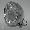 Vorschaubild HIGHSIDER smart 6 1/2 Zoll Scheinwerfer Cruiser Chrom Mit Schirm, E-geprüft (1Stck)