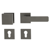 Griffwerk Wechselgarnitur VAYA 265 MINIMAL MODERN fast2fix Fast2Fix  Rosetten eckig Knopf SQUARE Kaschmirgrau R