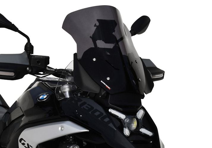ERMAX Windschutzscheibe Sport Acrylic durchsichtig Schwarz getönt für BMW R 1300 GS; R 1300 GS Adventure