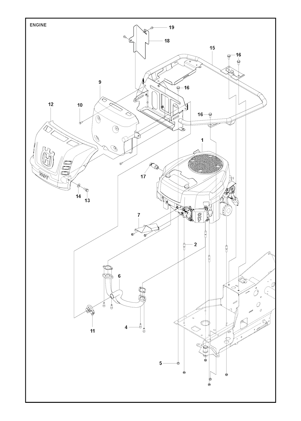 Explosionszeichnung Ersatzteile