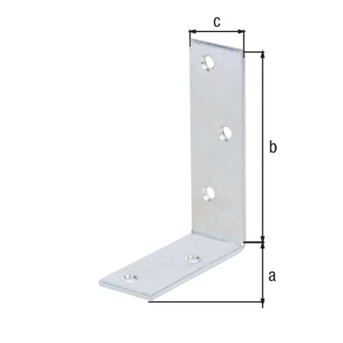 Alberts® Balkenwinkel, galvanisch verzinkt dickschichtpassiviert, TxHxB 75x100x30 mm 332259