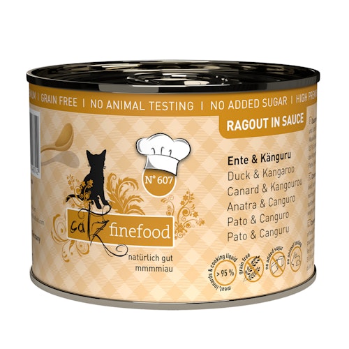 Cats finefood Ragout 190 Gramm Katzennassfutter