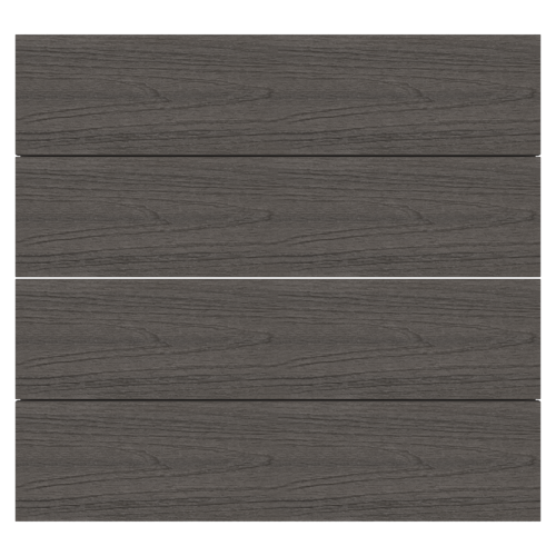 NewTechWood Deluxe Vintage WPC-Terrassendiele Hohlkammer Silver Gray  23 x 138 mm