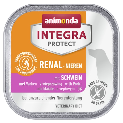 animonda Integra Protect Nieren 150g Schale Hundenassfutter