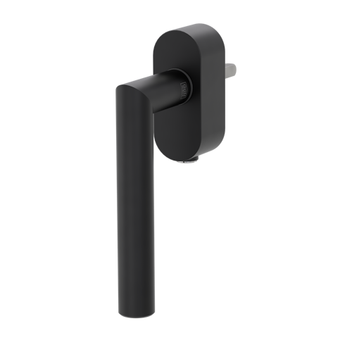 GRIFFWERK Fenstergriff VAYA 128 LUCIA F2F Graphitschwarz R 7x40mm 