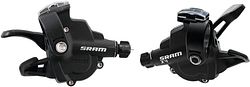 SRAM Daumenschalthebel X-4 8-/3-fach Set schwarz