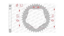 Afam Kettenrad 50608