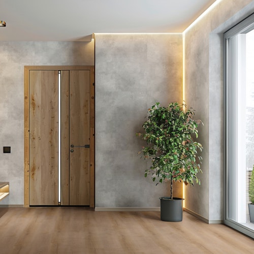 Revét Vinyl Wandfliese Concrete Matt 60 x 30 cm