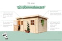 Karibu Woodfeeling Gartenhaus Mattrup - 28 mm