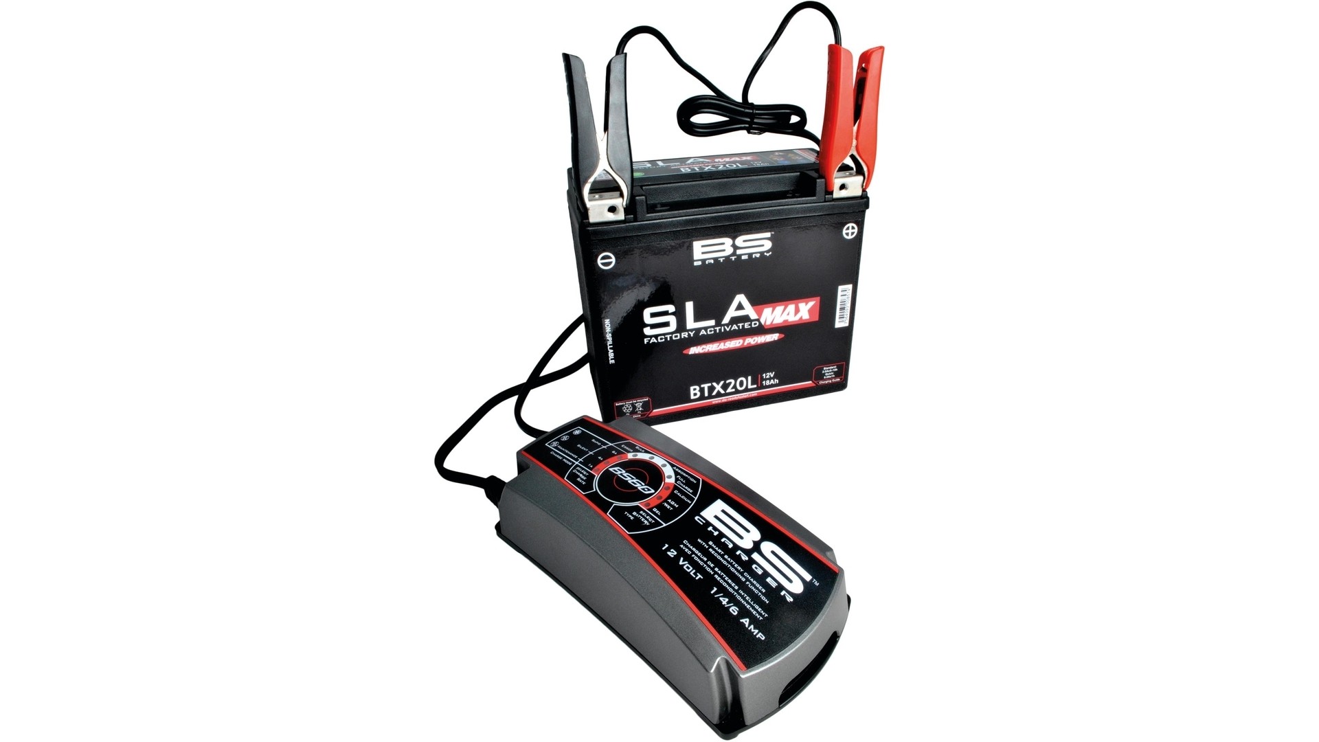 BS-Battery Batterieladegerät 12 Volt, Batterieladegerät "BS60" Ladestromstärke 1/4/6 A