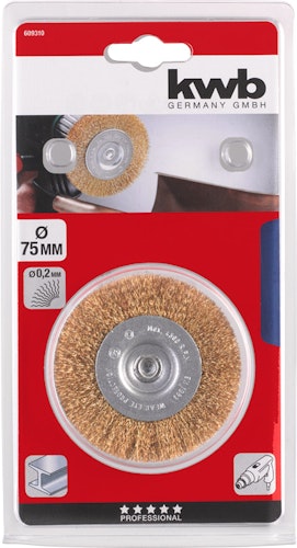 kwb Schei-Bürste Mess fein 75mm SB 609310