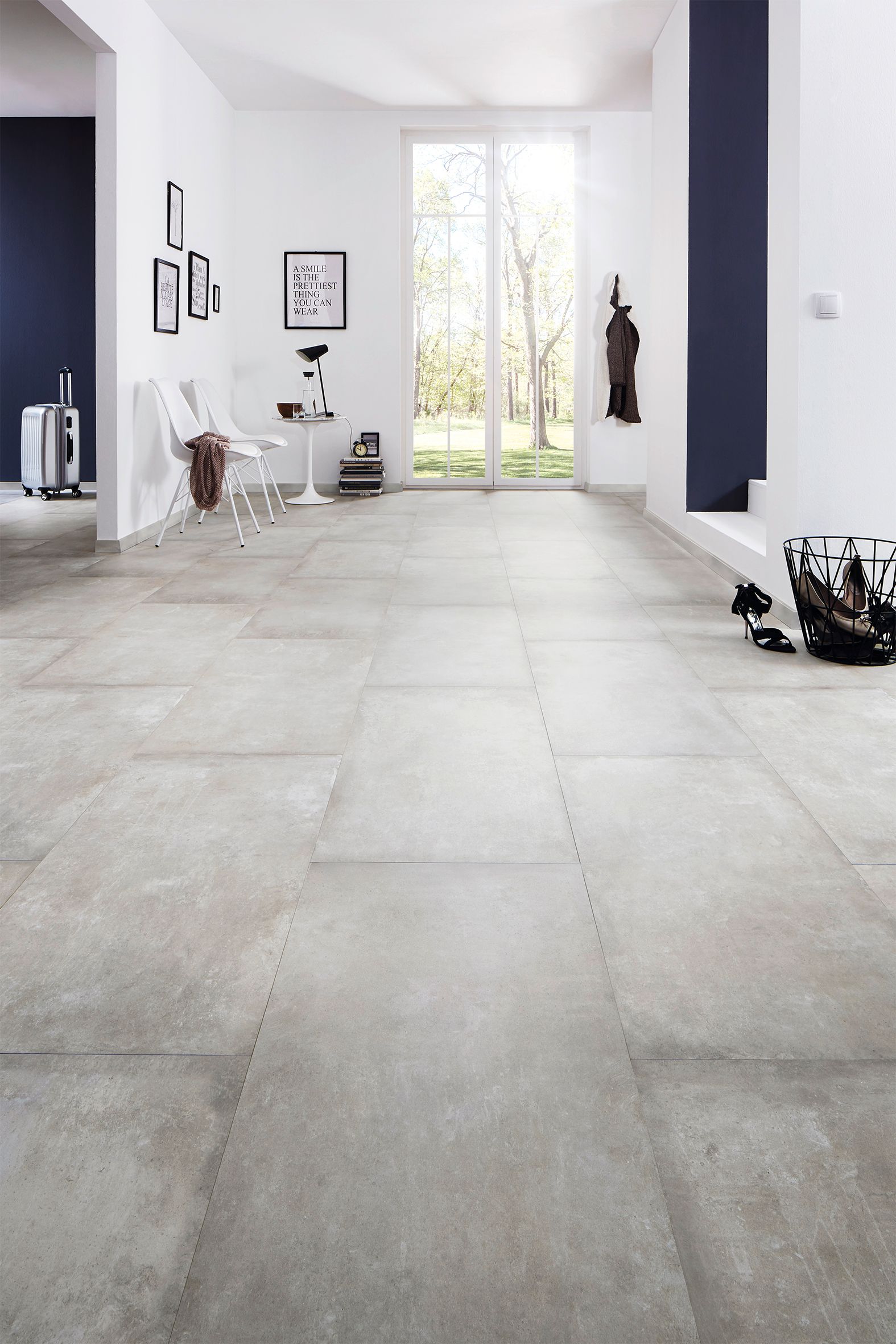 KWG Java ARTbeton chiaro Mineraldesign-Boden mit Fase 92x46 cm