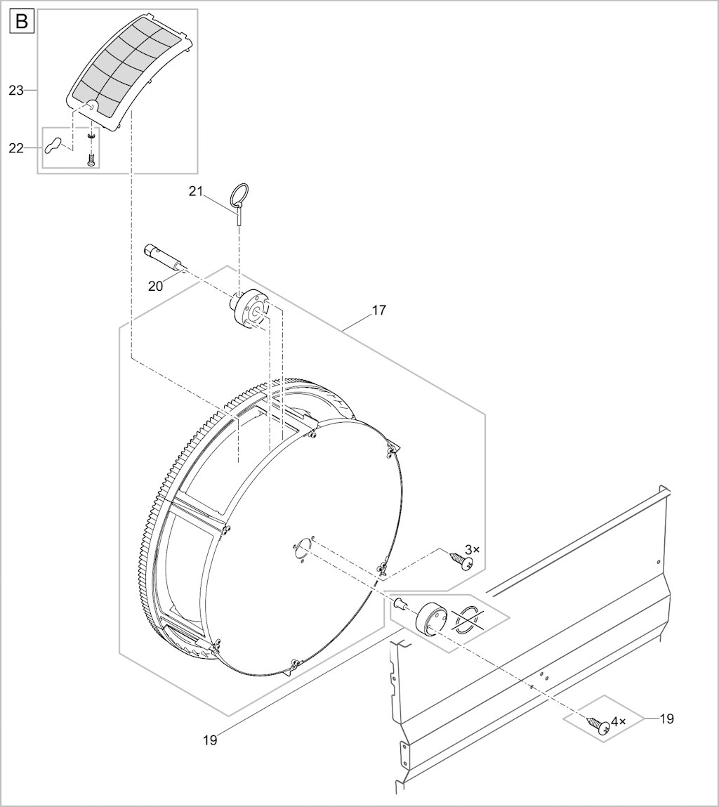 Explosionszeichnung Ersatzteile
