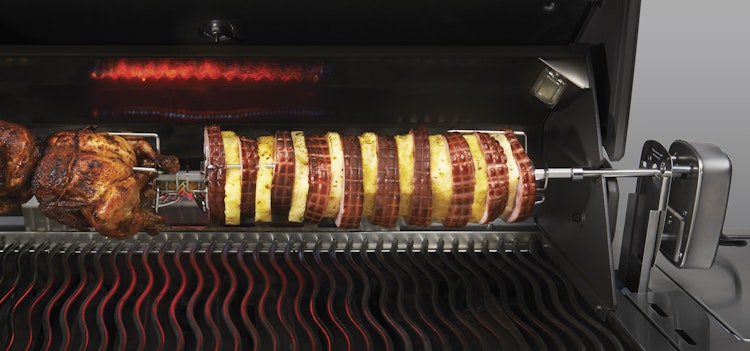 NAPOLEON Drehspieß-Set für LEX 605 & 730 / Charcoal Pro 605 (bis 25kg) (69332)