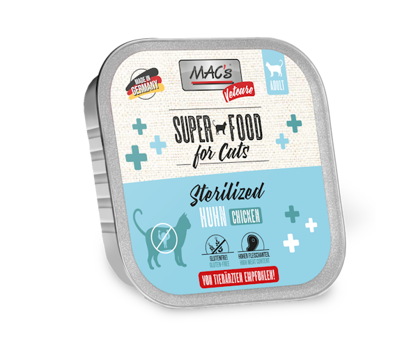 MAC's Cat Vetcare Diätnahrung 100g Schale Katzennassfutter