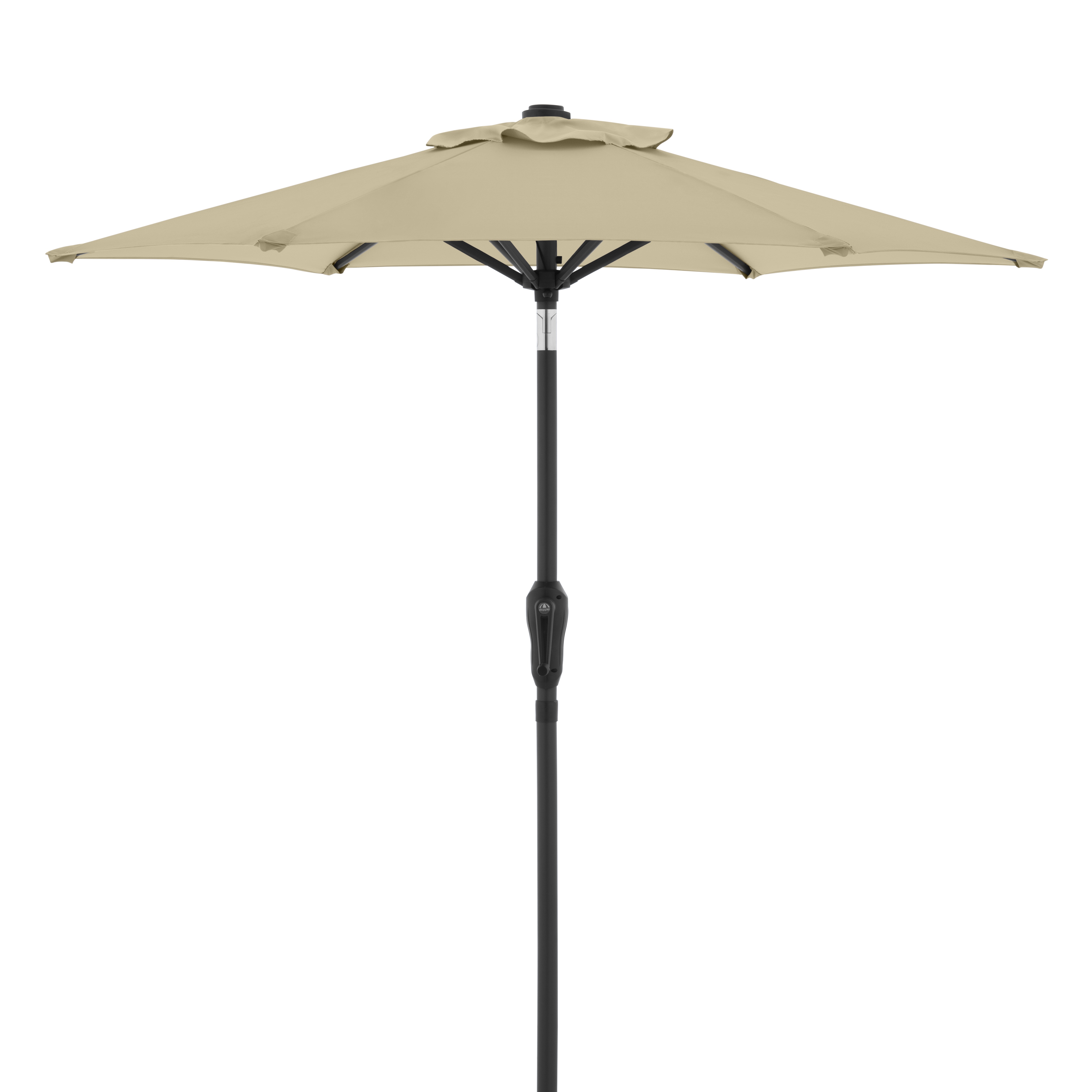 doppler Mittelmastschirm LIFE 180 Lift, Aluminium Anthrazit / 100 % Polyester 180 g/m² Sand